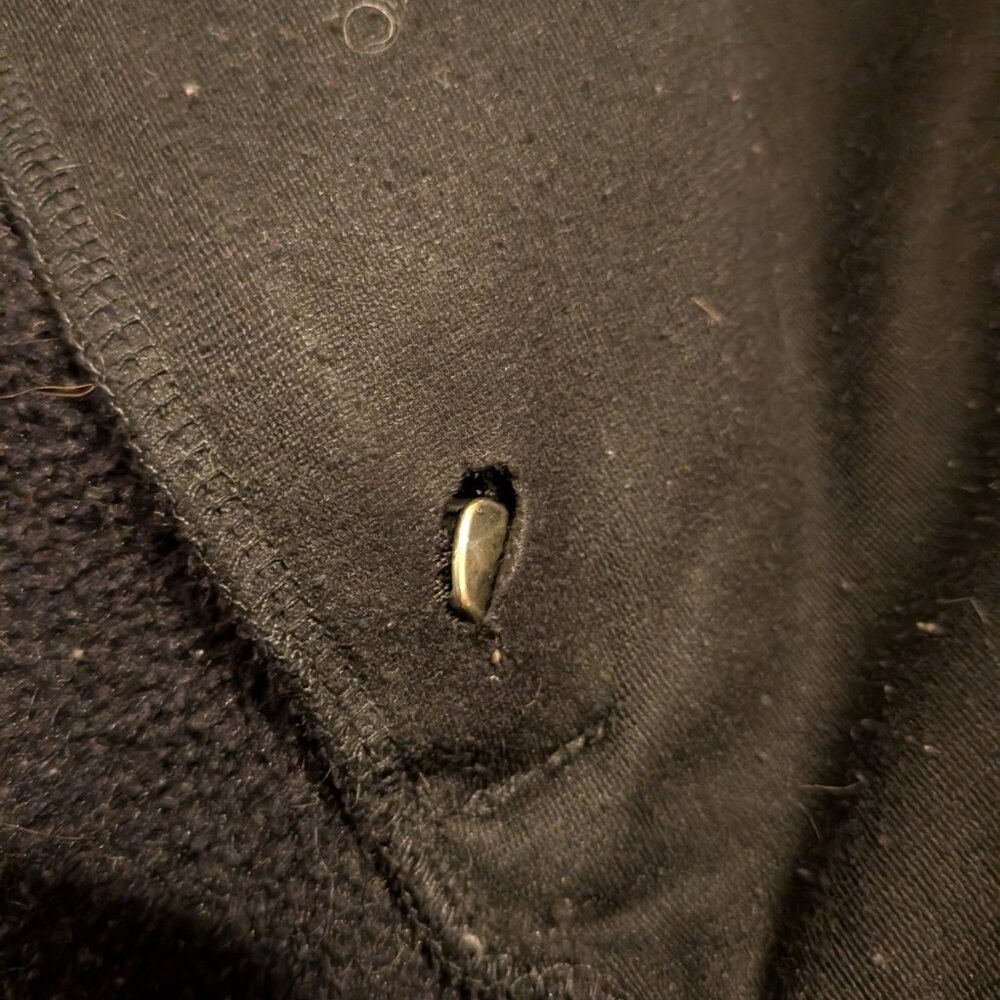 The North Face Black Denali Polartec Fleece Jacket Full Zip Youth Girls Size XL - Picture 10 of 13